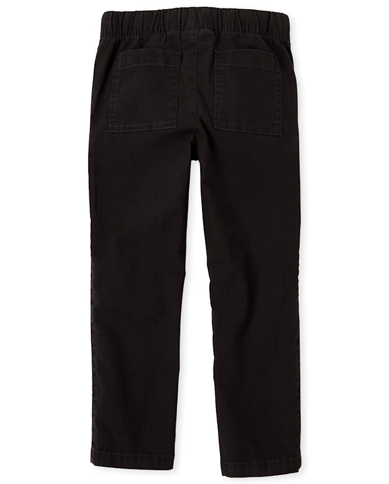 Boys Skinny Stretch Jogger Pants