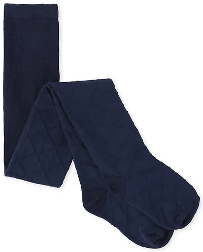 Girls Diamond Pointelle Tights