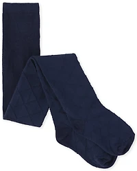 Girls Diamond Pointelle Tights