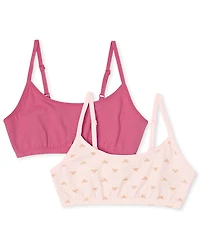 Girls Glitter Bralette 2-Pack