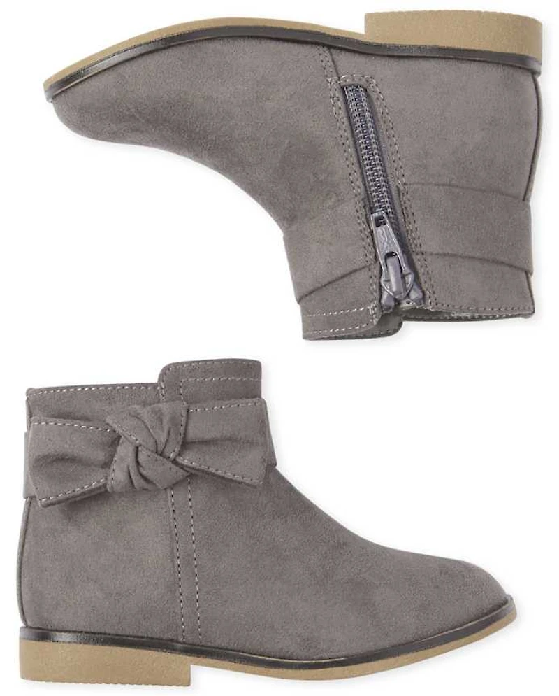 Toddler Girls Bow Booties