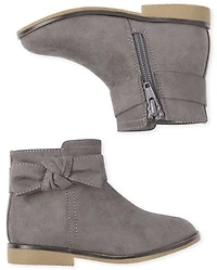 Toddler Girls Bow Booties