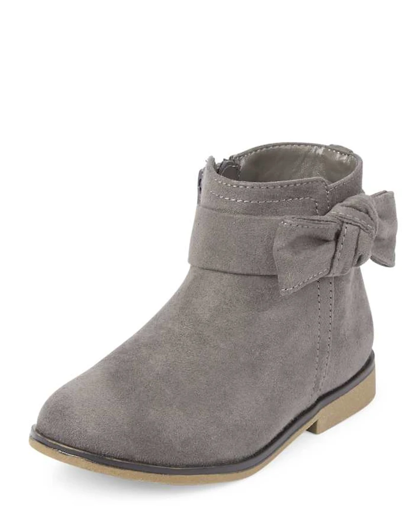 Toddler Girls Bow Booties