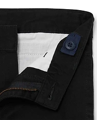 Pantalon chino droit extensible pour garçon