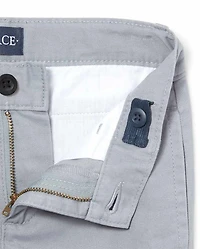 Boys Uniform Stretch Straight Chino Pants - Husky