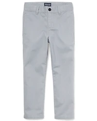 Boys Uniform Stretch Straight Chino Pants - Husky