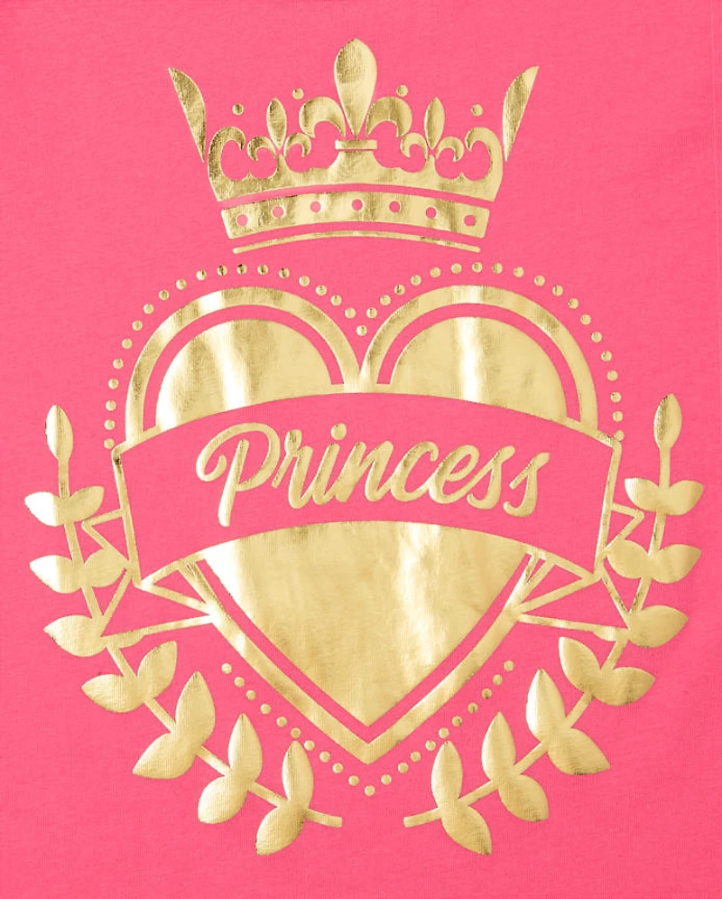 Girls Princess Graphic Tee 2-Pack