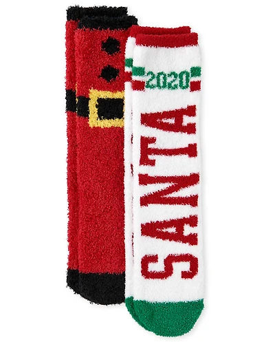 Adult Team Santa Cozy Socks 2-Pack