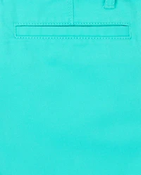 Boys Belted Chino Shorts