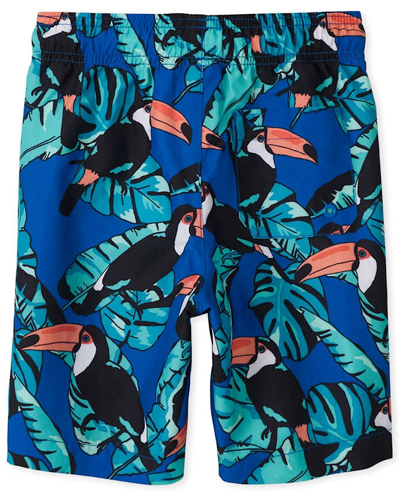 Boys Toucan Swim Trunks