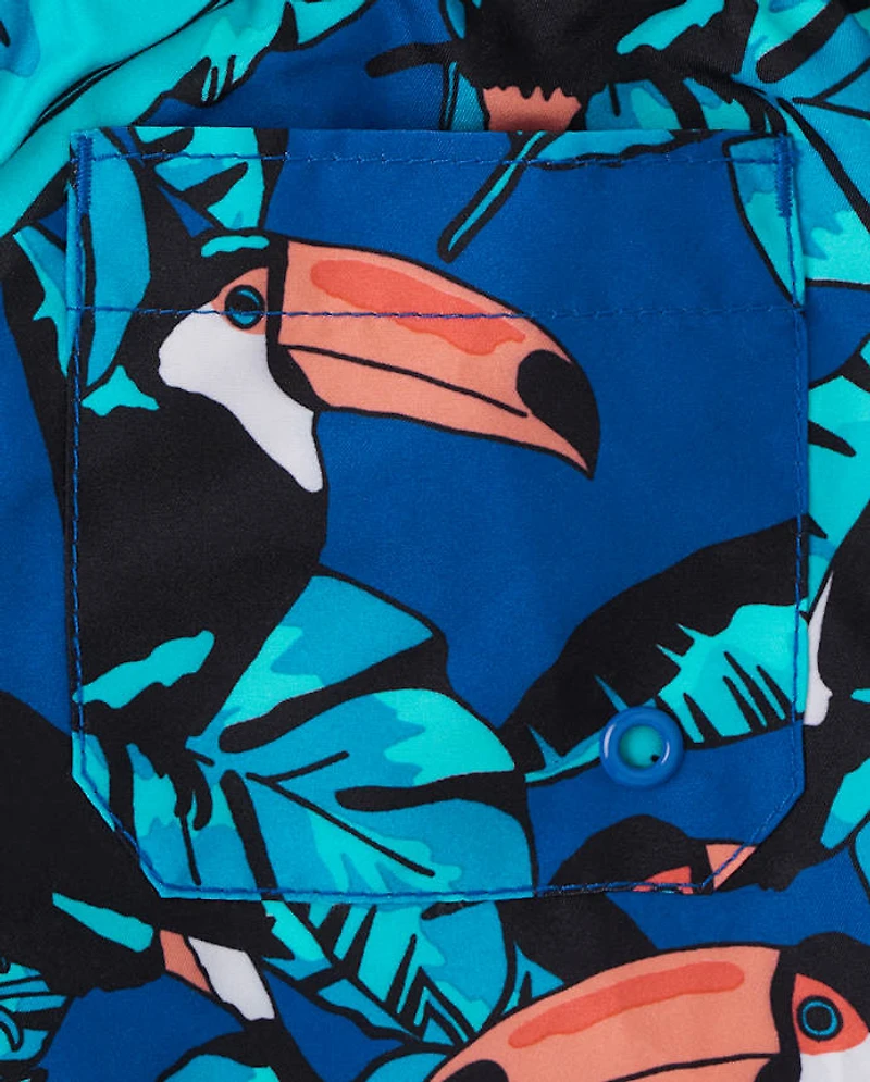 Boys Toucan Swim Trunks