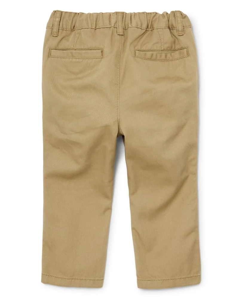 Lot de 2 pantalons chino stretch pour bébés et tout-petits garçons