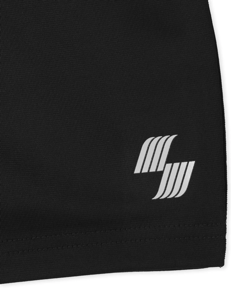 Baby And Toddler Boys Basketball Shorts 3-Pack