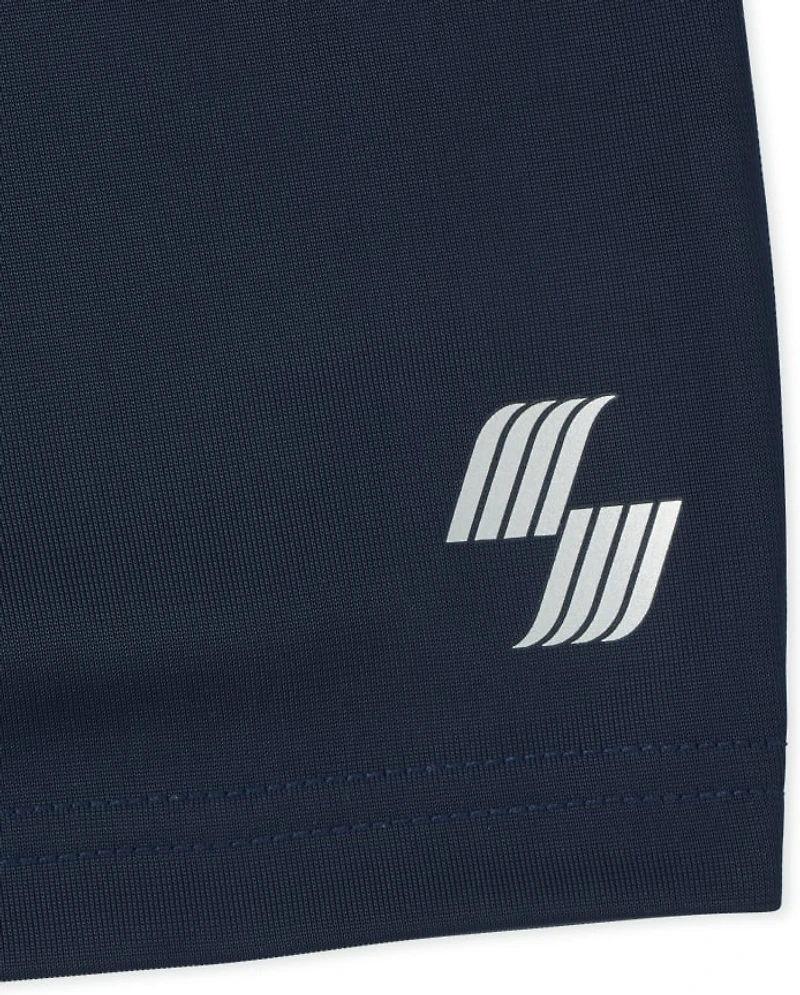 Baby And Toddler Boys Basketball Shorts 3-Pack