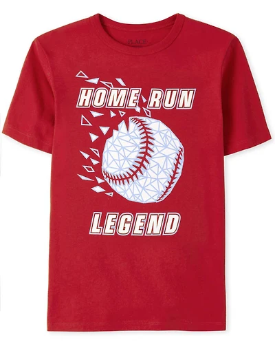 Boys Home Run Legend Graphic Tee