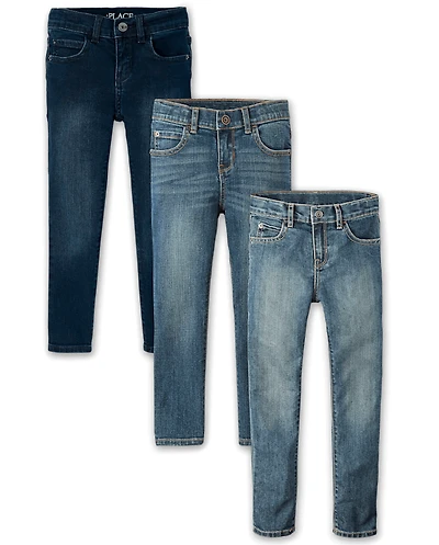 Boys Skinny Jeans 3-Pack