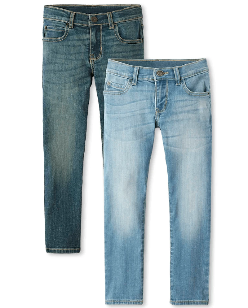 Boys Straight Jeans 2-Pack