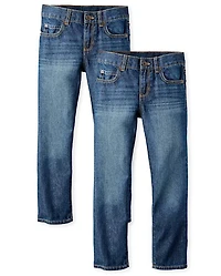 Boys Straight Jeans 2-Pack
