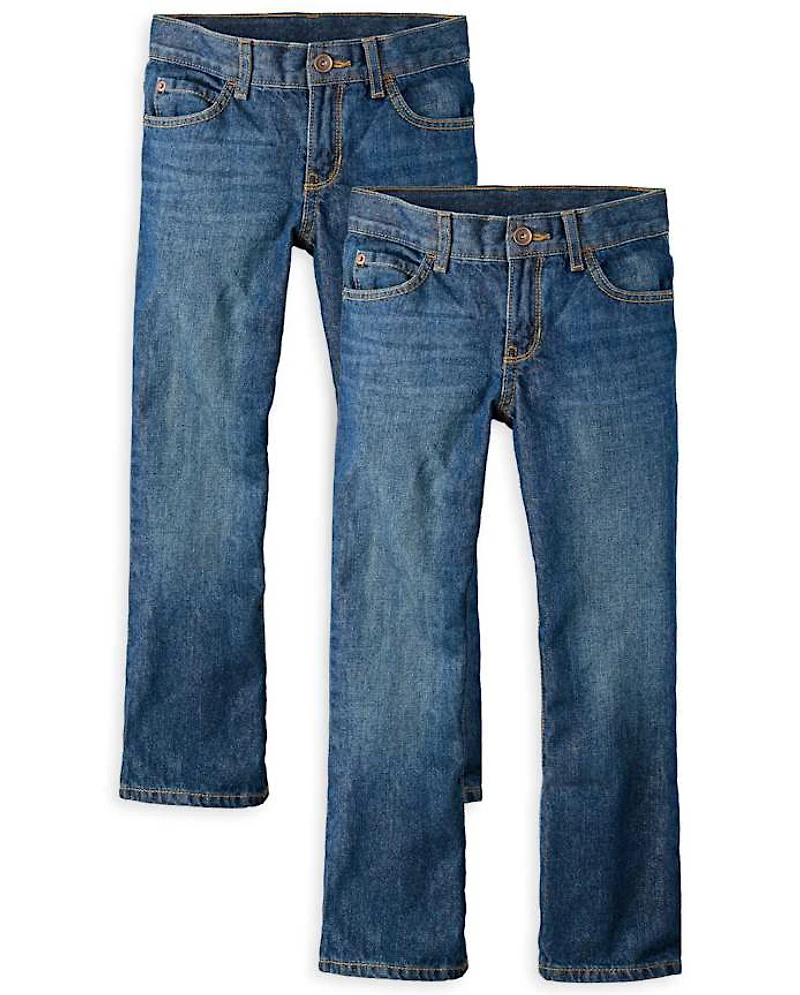 Boys Bootcut Jeans 2-Pack