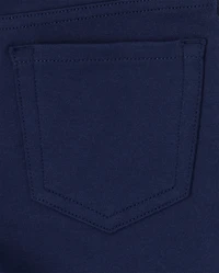 Lot de 2 jeggings à enfiler en tricot Ponte pour fille - Taille Plus