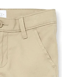 Girls Uniform Stretch Skinny Chino Pants 3-Pack