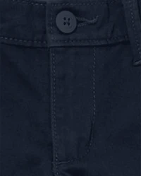 Girls Uniform Stretch Skinny Chino Pants 3-Pack