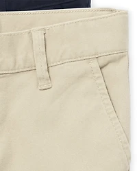 Girls Uniform Stretch Chino Shorts 3-Pack