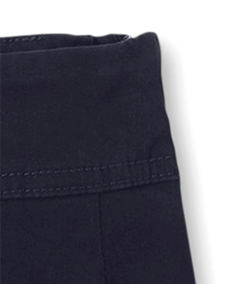 Girls Uniform Stretch Pleated Skort 2-Pack - Slim