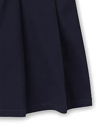Girls Uniform Stretch Pleated Skort 2-Pack - Slim