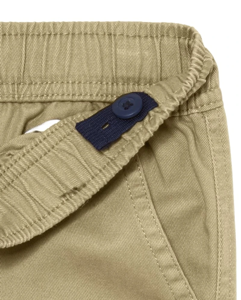 Boys Pull On Cargo Pants 3-Pack