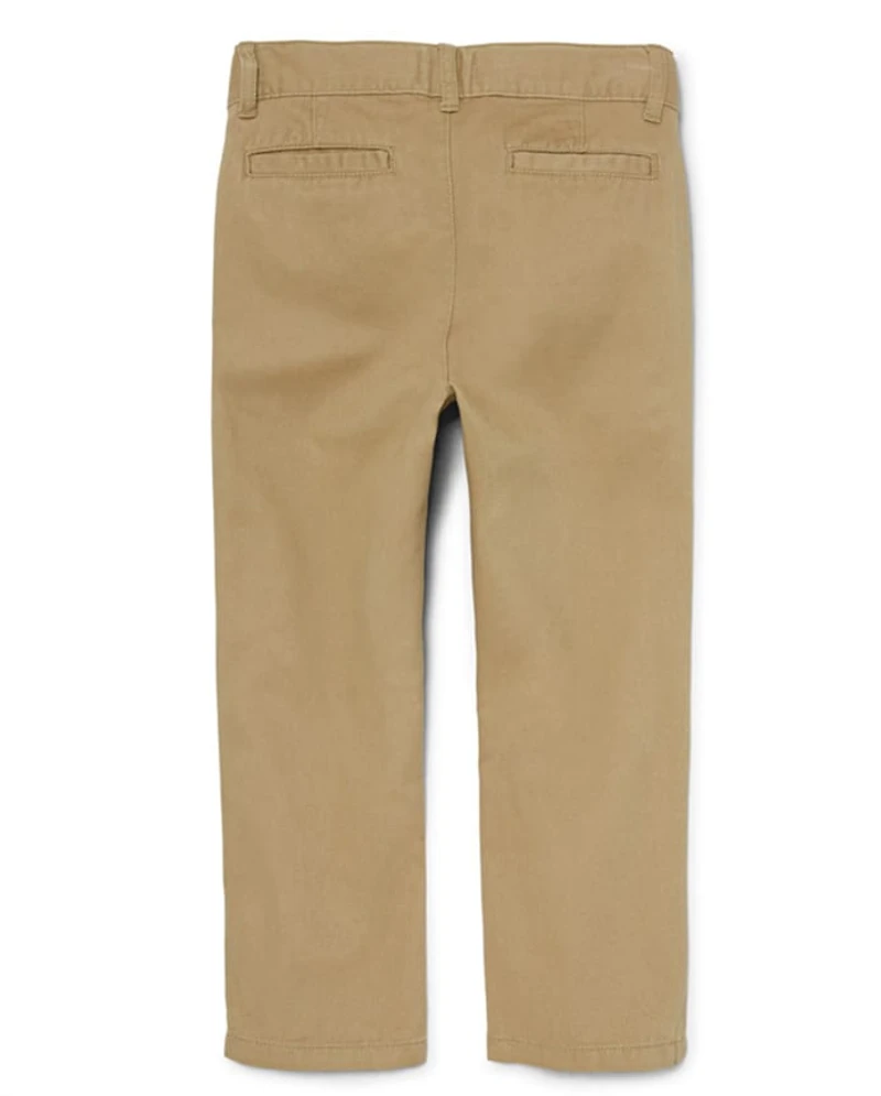Boys Uniform Stretch Straight Chino Pants -Pack