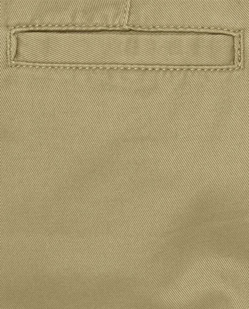 Boys Uniform Stretch Straight Chino Pants -Pack
