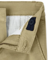 Boys Uniform Stretch Skinny Chino Pants -Pack