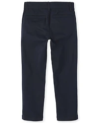 Boys Uniform Stretch Skinny Chino Pants -Pack