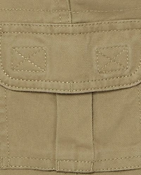 Baby And Toddler Boys Pull On Cargo Pants 2-Pack