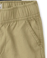 Boys Ripstop Pull On Cargo Shorts -Pack