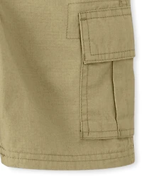 Boys Ripstop Pull On Cargo Shorts 2-Pack