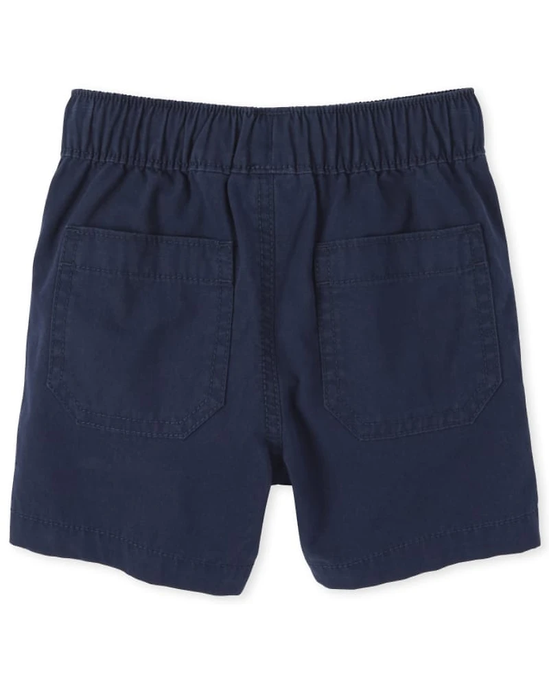 Baby And Toddler Boys Pull On Jogger Shorts 3-Pack