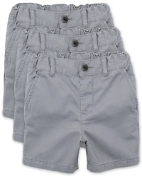 Baby And Toddler Boys Uniform Chino Shorts -Pack