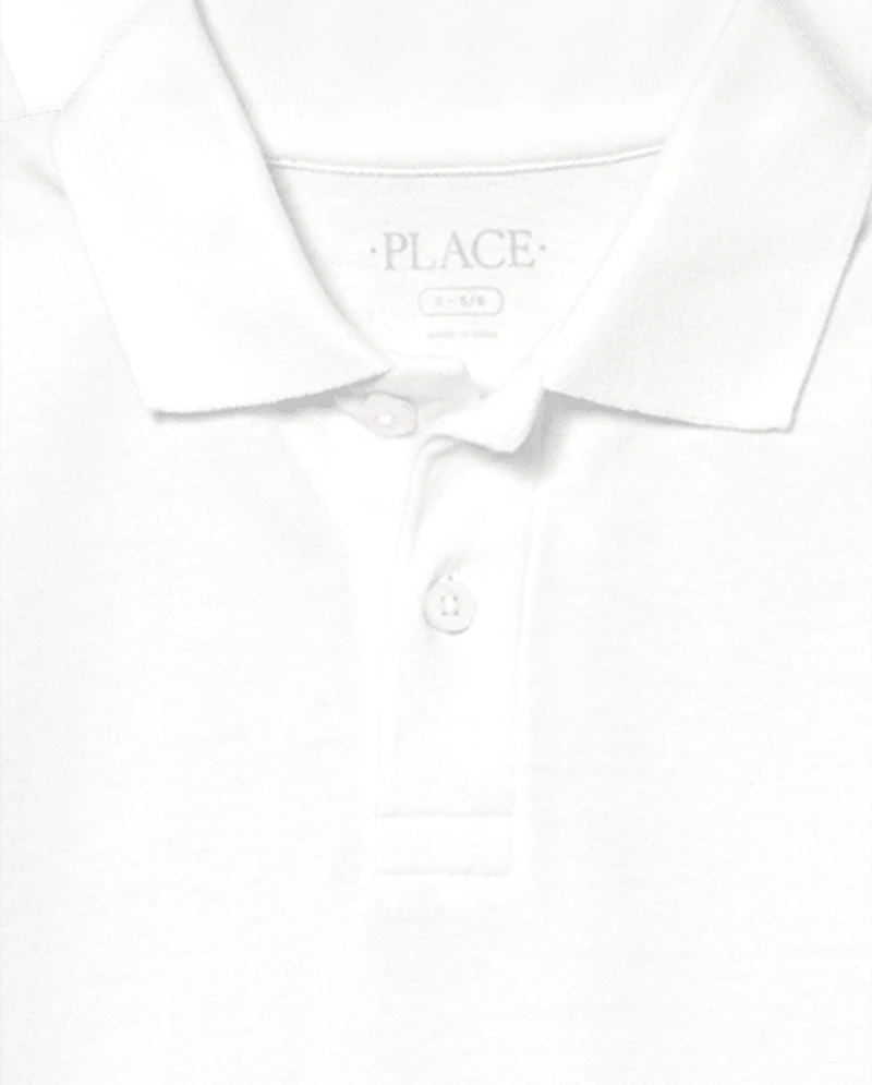 Boys Uniform Soft Pique Polo -Pack