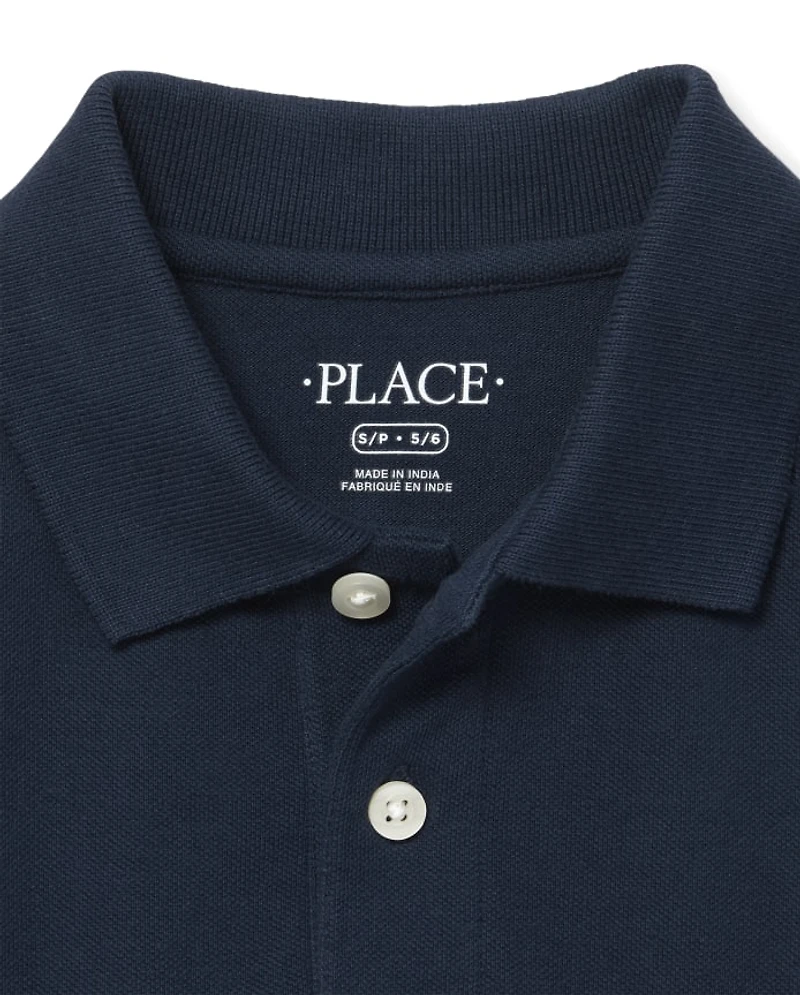 Kids Uniform Soft Pique Polo 3-Pack