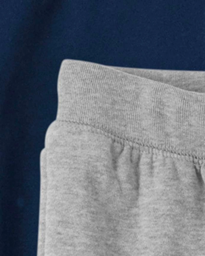 Boys Fleece Jogger Pants 2-Pack