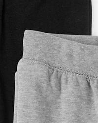 Boys Fleece Jogger Pants 2-Pack