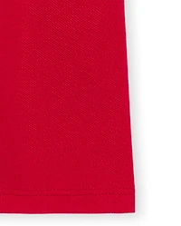 Toddler Girls Uniform Ruffle Soft Stretch Pique Polo -Pack
