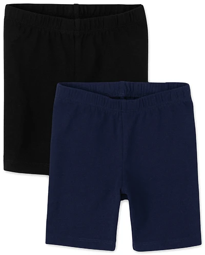 Toddler Girls Bike Shorts 2-Pack