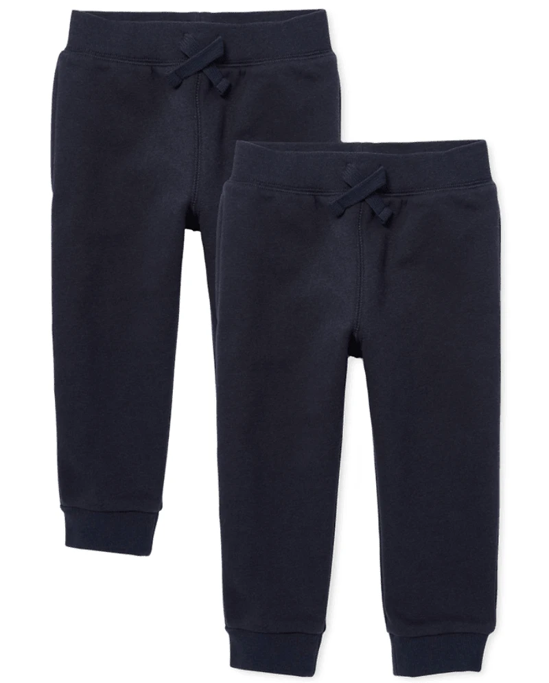 Baby And Toddler Fleece Jogger Pants 2-Pack