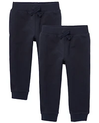 Baby And Toddler Fleece Jogger Pants 2-Pack