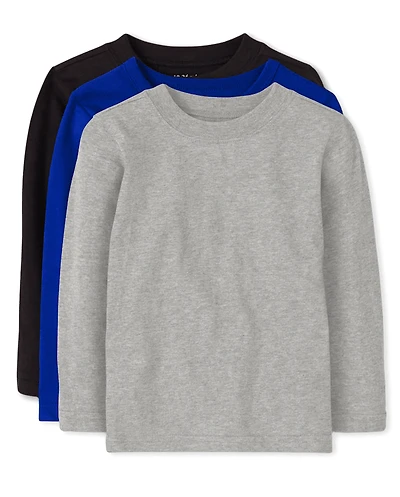 Baby And Toddler Boys Basic Layering Tee 3-Pack