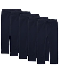 Toddler Girls Leggings 5-Pack