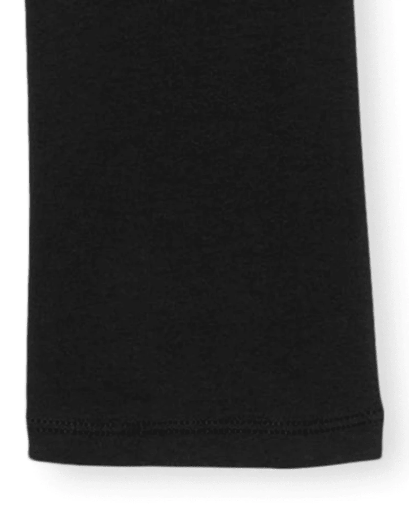 Girls Foldover Waist Pants 2-Pack